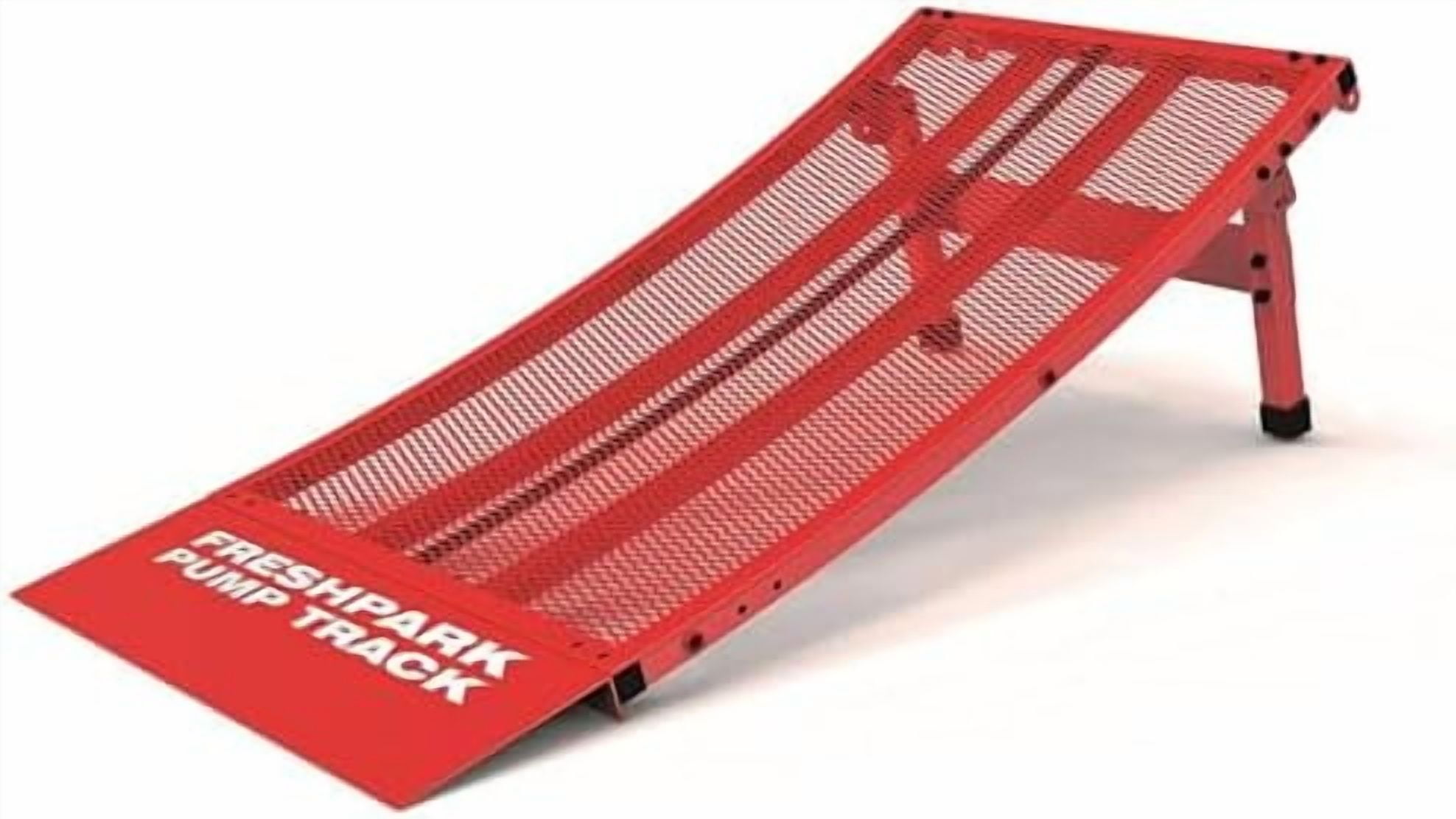 Portable Jump Ramp For Bikes, Skateboards & RC Cars - 44.5" Long, 300lb Capacity, Easy Assembly