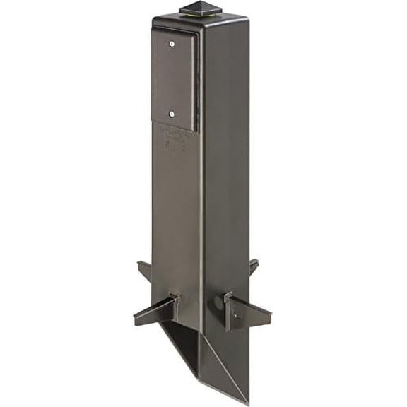 Industries GIDDS-628006 628006 19-12/" Black Outdoor Support Post for Light Fixture and Gfci$$Tools & Hardware Other
