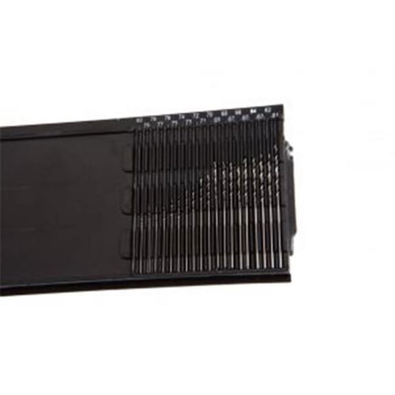 Industries Inc 60239 Mini-Drill Bit Set, Sizes 61-80