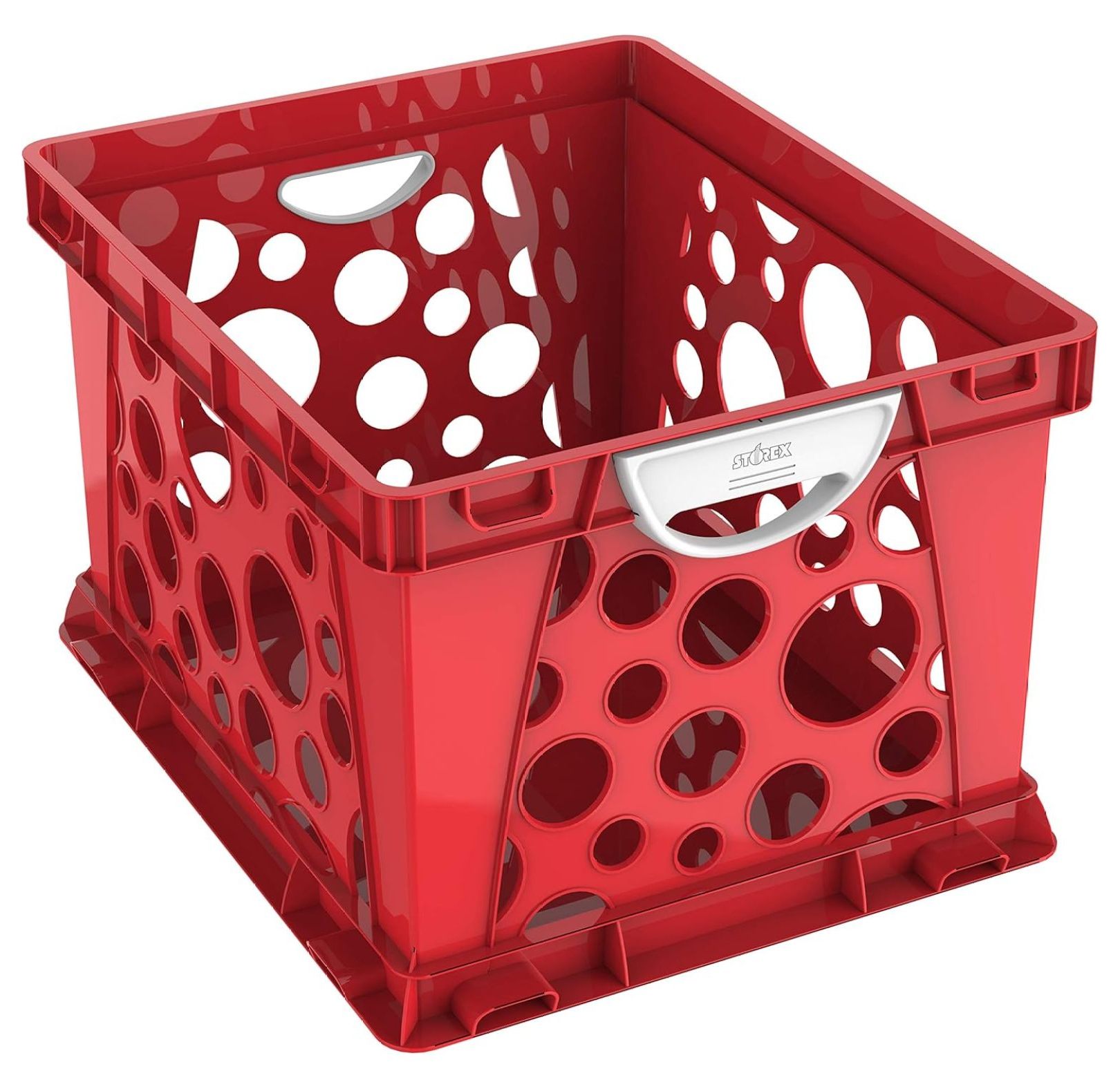 Industries Premium File Crate with Handles, Classroom, 1Pack, School