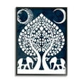 thumbnail image 1 of Industries Symmetrical Elephants Marching Under Trees Sun and Moon 11 in x 14 in Framed Painting Art Print, by Stupell Home Décor, 1 of 7