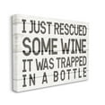 thumbnail image 1 of Industries Wine Trapped in Bottle Phrase Funny Drinking Humor 30 in x 24 in Drawing Canvas Art Print, by Stupell Home Décor, 1 of 2