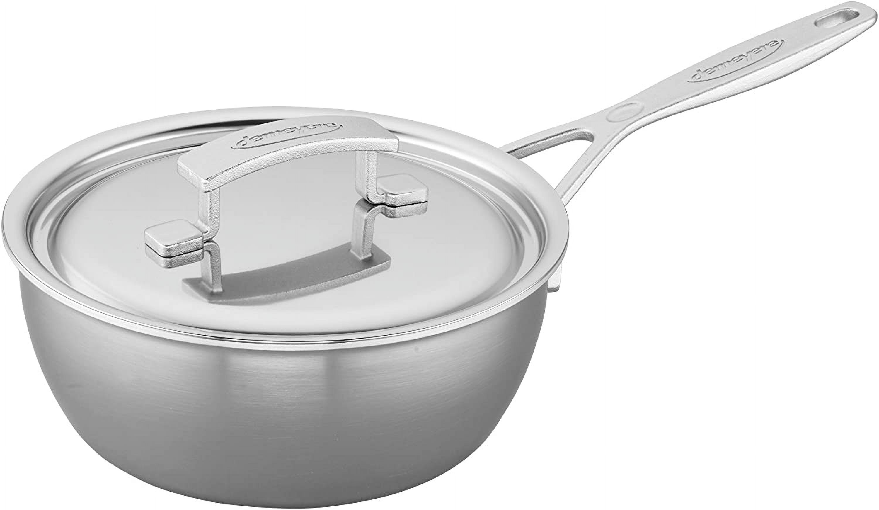 Industry 5Ply 2qt Stainless Steel Saucier
