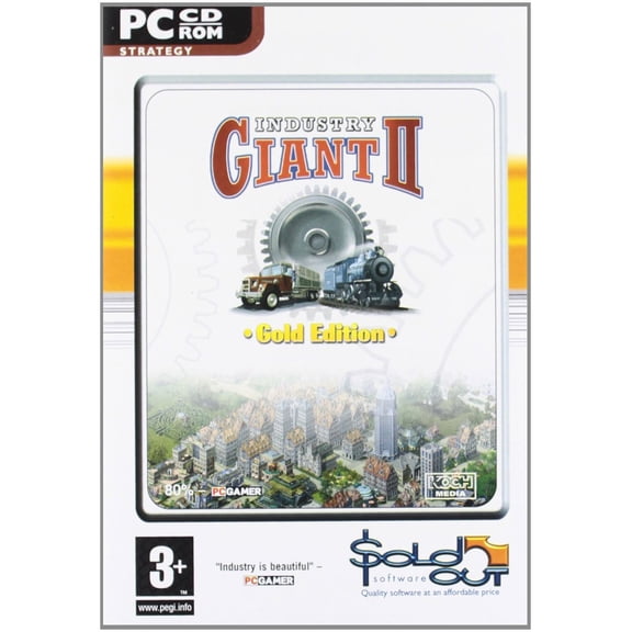 Industry Giant II - Gold Edition - Classic PC CDRom Business Simulation Strategy Game