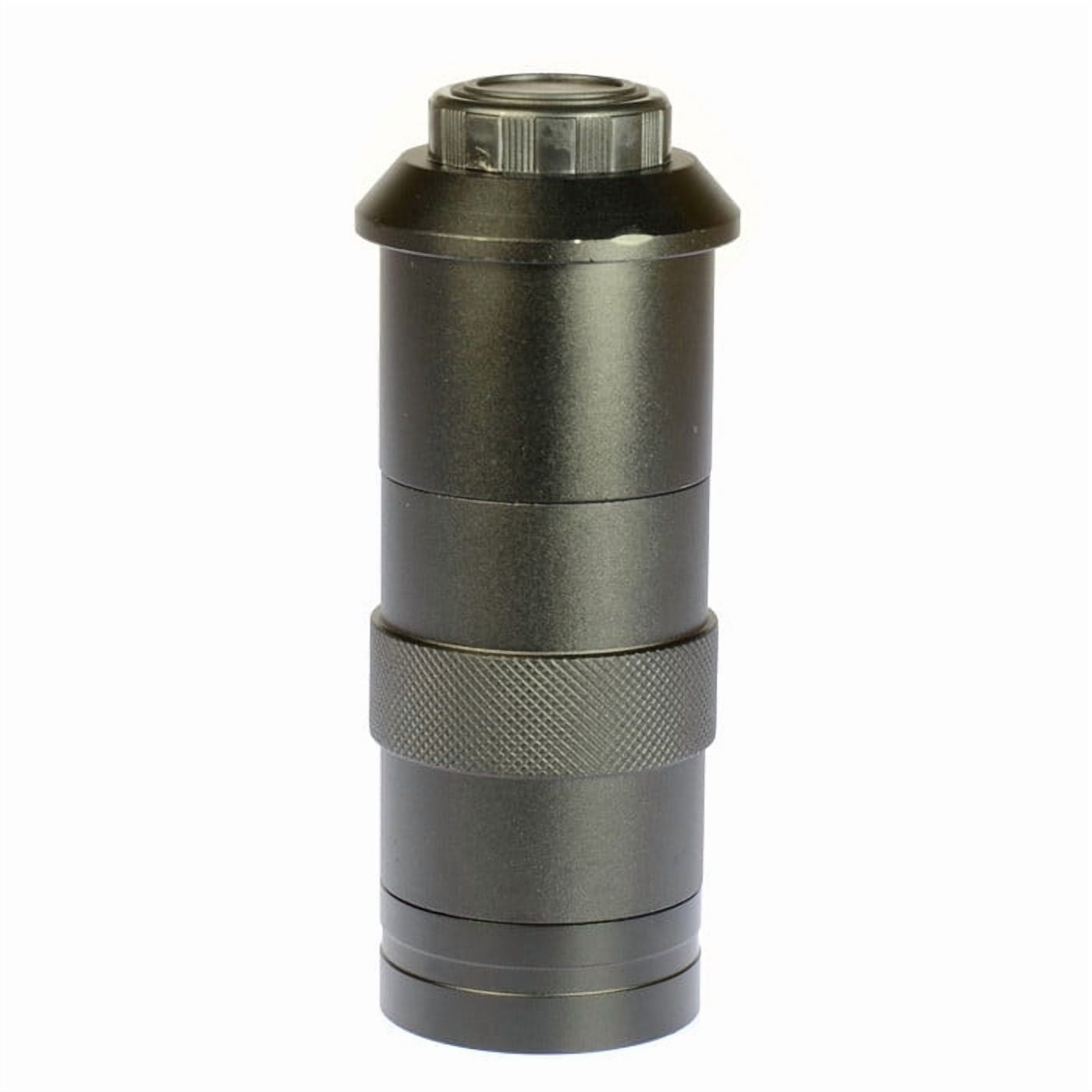 Industry Lens 8X -100X Magnification Adjustable 25mm Zoom C-mount Lens Glass for Industry Microscope Camera Eyepiece Magnifier