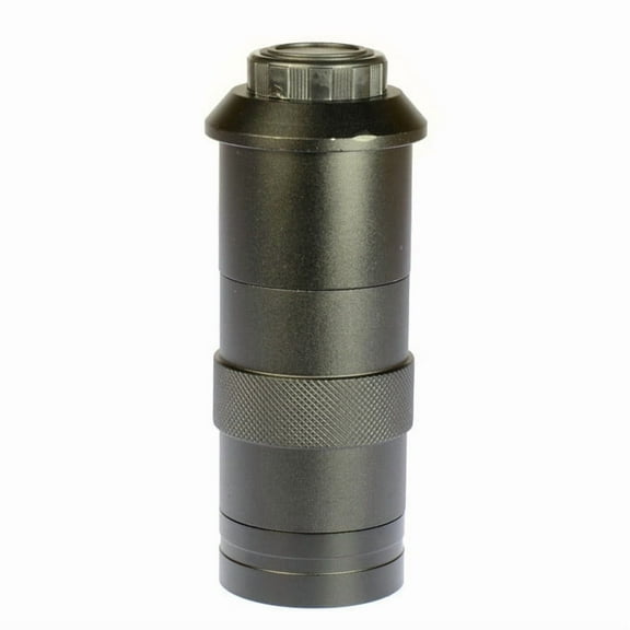 Industry Lens 8X -100X Magnification Adjustable 25mm Zoom C-mount Lens Glass for Industry Microscope Camera Eyepiece Magnifier