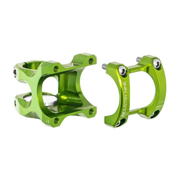 Industry Nine A318 Stem Diameter: 31.8mm, Length: 40mm, Steerer: 1-1/8'', 6°, Lime Green