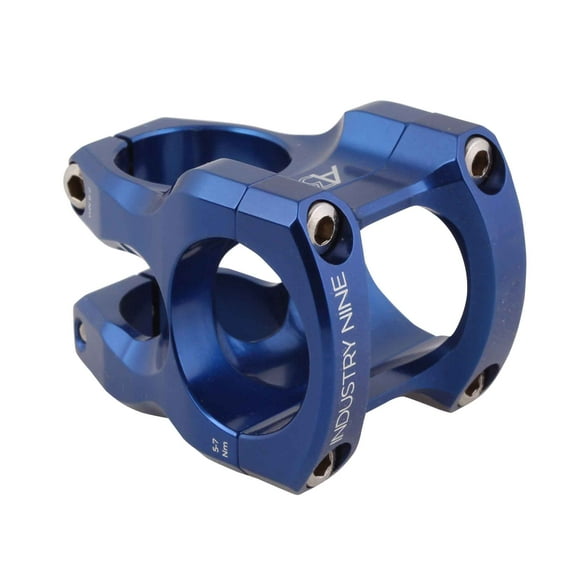 Industry Nine A318 Stem - 40mm 31.8mm Clamp +/-4.4 1 1/8" Aluminum Blue