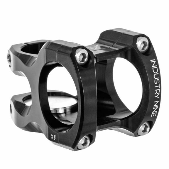 Industry Nine A35 Stem - 50mm, 35mm Clamp, +/-6, 1 1/8", Aluminum, Black