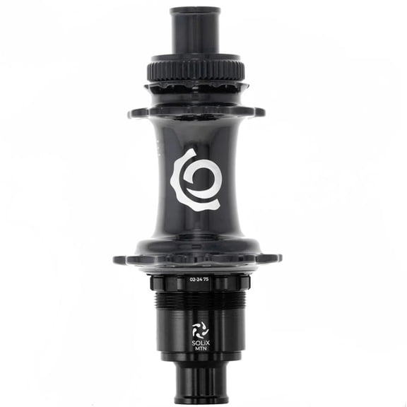 Industry Nine Solix Classic Rear Hub - 12 x 148mm, Center-Lock, XD, Black, 28H
