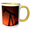 thumbnail image 1 of 3drose, Industry, Oil Rig, Tulsa, Oklahoma - Us37 Bba0001 - Bill Bachmann, 15oz Two-tone Yellow Mug, 1 of 6