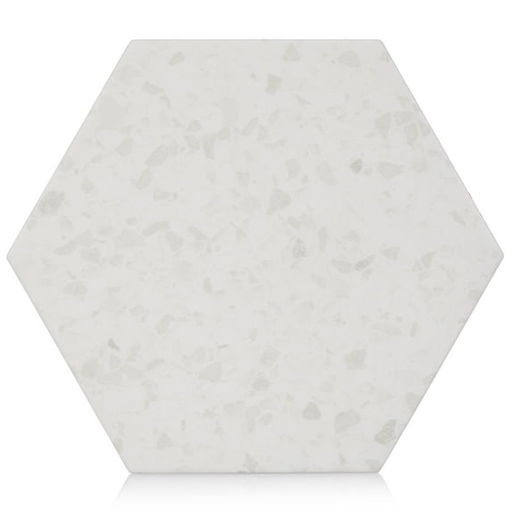 Industry Tile 8x10 Hexagon Spark White Porcelain Tile (1 Sample)