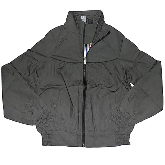 Industry Women's Gray Pin Striped Cinched Jacket (Small)