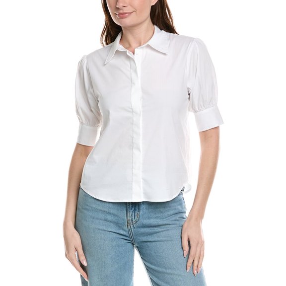Industry womens Button Up Shirt, s, White