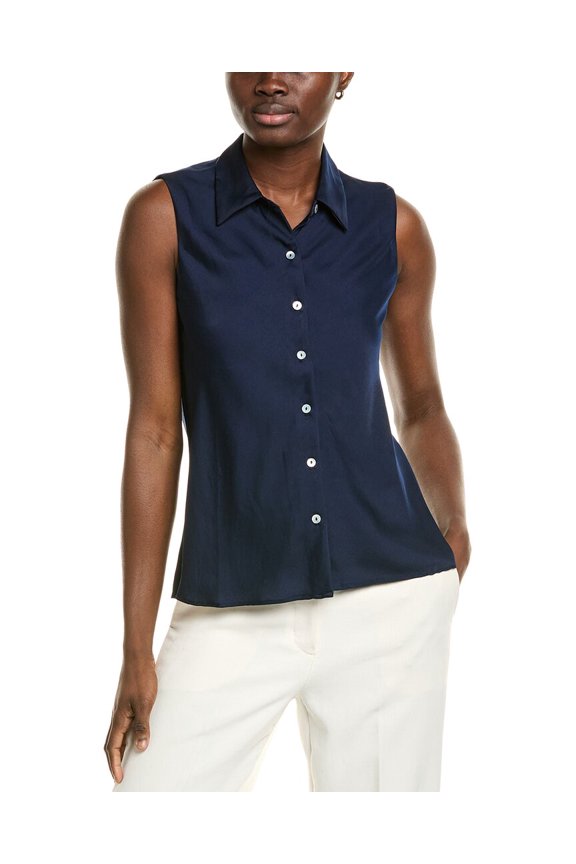 womens  Collared Button-Down Shirt, xs