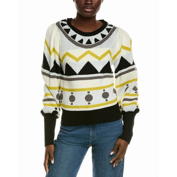 Industry womens  Crewneck Sweater, s, White