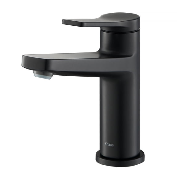 Indy Single Handle Bathroom Faucet in Matte Black (2-Pack)