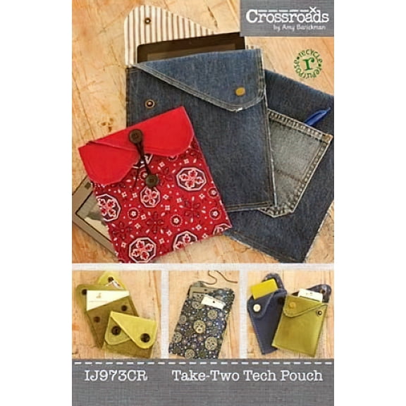 Indygo Junction: Crossroads Take-Two Tech Pouch Pattern