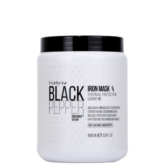 Inebrya Black Pepper Iron Mask Thermal Protection Leave-In - 33.8 oz