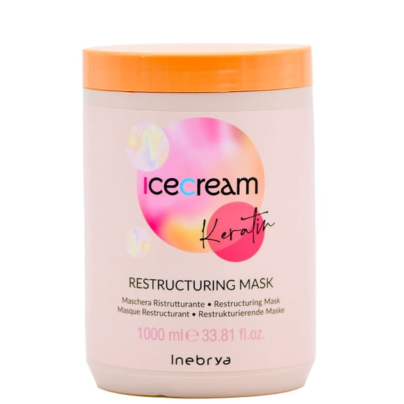 Inebrya Ice Cream Keratin Restructuring Mask - 33.8 oz