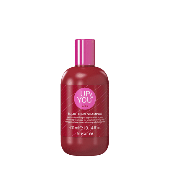 Inebrya Up To You Liss Smoothing Shampoo  Anti-Frizz Vegan Formula with Vitamins A, C, E & Raspberry Extract  100% SLES/SLS-Free  300ml