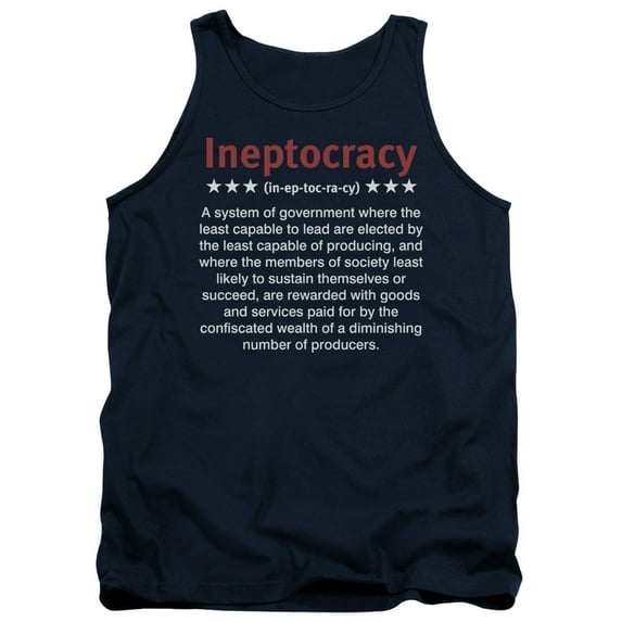 - Ineptocracy - Tank Top - Medium