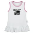 thumbnail image 1 of Inequality Makes Me Cranky Funny Dresses For Baby, Newborn Babies Skirts, Infant Princess Dress, 0-24M Kids Graphic Clothes (White Sleeveless Dresses, 12-18 Months), 1 of 4