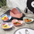 thumbnail image 1 of Inerposs 10 Piece Cutlery Set, Food Tray Bowl Set, Space Saving Plates, Multi-Purpose Dining Set, Perfect for Snacks and Fruits, 1 of 6