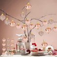 thumbnail image 1 of Inerposs 12 Pack 2 Sizes Valentine's Heart-Shaped Baubles Heart Ornaments Hanging Balls 3 Styles for Valentine's Day Gift Home Tree Window Decor, 1 of 6