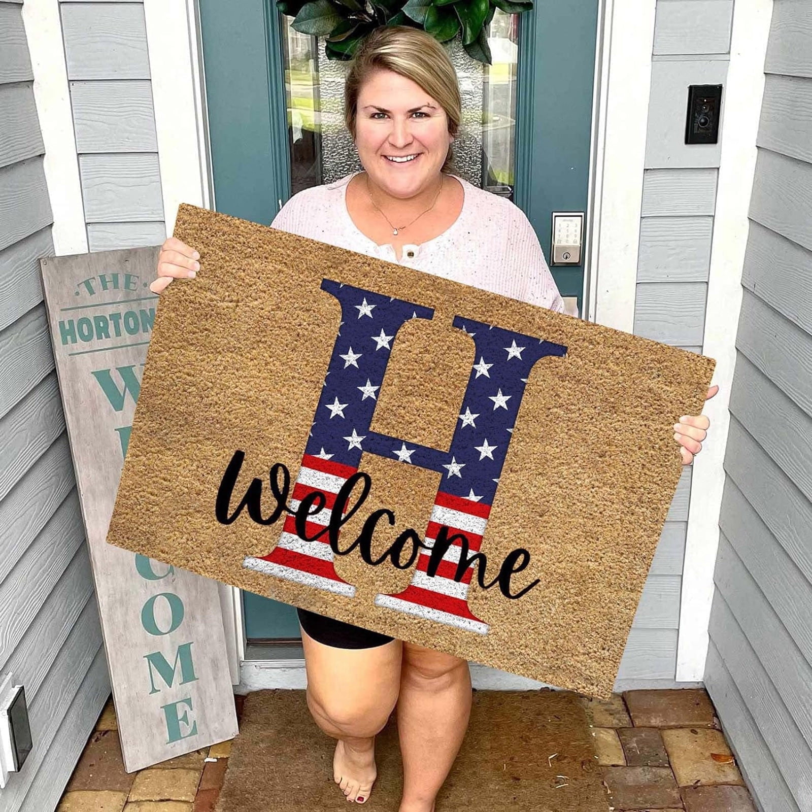 Inerposs 4th of July Patriotic Doormat: Entryway Rug Welcome Mat ...