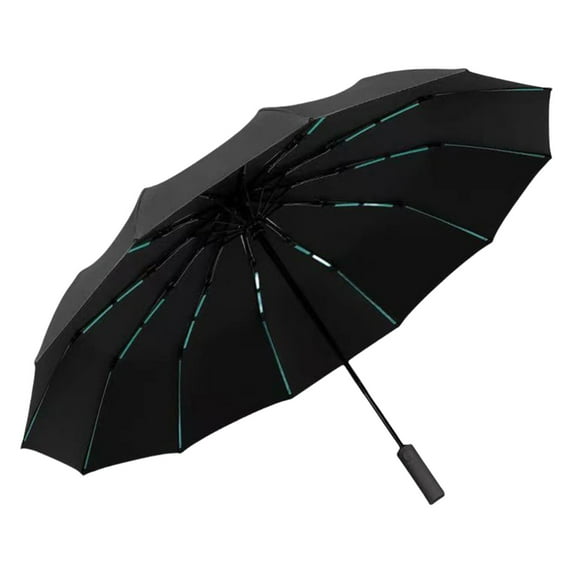 Inerposs 60 Rib Windproof Umbrella, Fully Automatic Folding Umbrella, Large Sunshade, Rain Protection, Ideal for Commuting and Outdoor Use