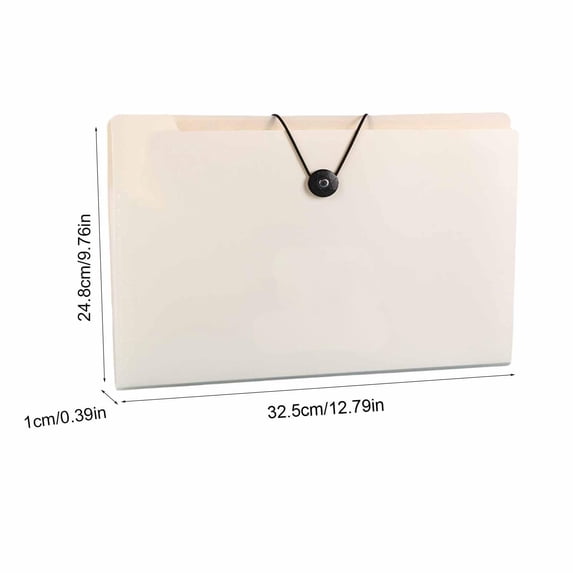 Inerposs A4 Portable Folder, Multi Layer Accordion Bag, Large Capacity Document Storage, Test Paper Organizer, Durable Plastic File Holder for Students and Professionals