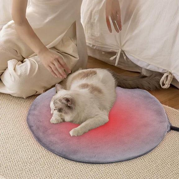Inerposs Adjustable Temperature Heating Pad, Indoor Pet Heating Pad, Safe Pet Heating Pad, Dog Heating Pad for Joint Relief, Comfortable Pet Blanket for Newborns and Seniors
