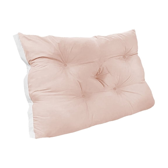 Inerposs Bedside Cushion for Bedroom, Soft Backrest Cushion for Bed and Tatami, Sofa Back Support Cushion, Polyester Fiber Headboard Pillow for Comfort and Style