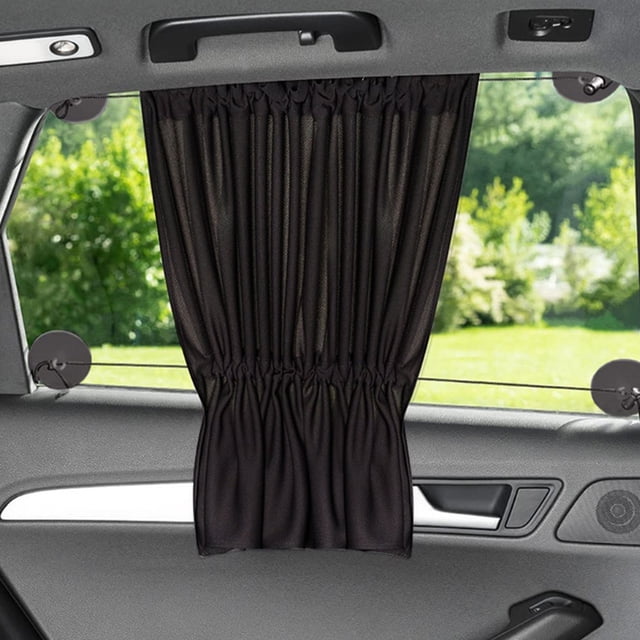 Inerposs Car Sunshade, Side Window Shade, Heat Insulation Curtain, Suction Cup Car Cover, Vehicle Privacy Protector for Comfortable Driving