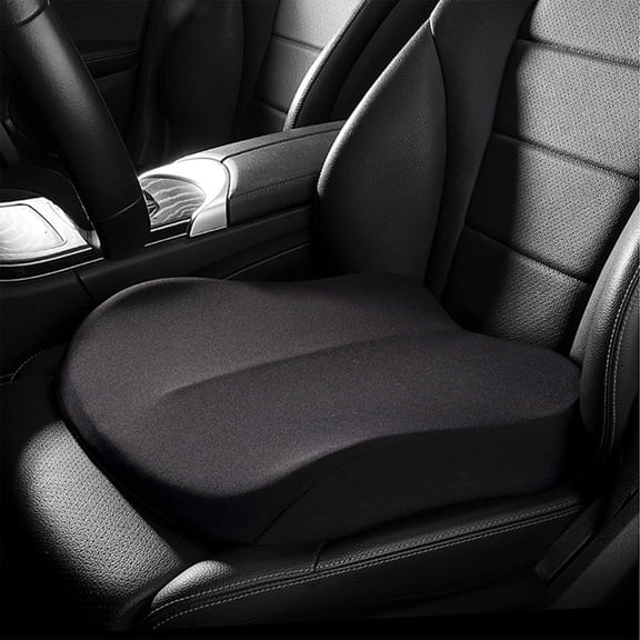 Inerposs Car Wedge Seat Cushion for Driver & Passenger – Memory Foam Cushion for Hip Pain Relief, Improves Posture & Vision, Non-Slip, Portable for Cars & Office Seats