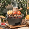 thumbnail image 1 of Inerposs Cast Iron Charcoal Grill, Outdoor Portable Cooking Grill, Durable Iron Construction Grill, Eco-Friendly Fuel Grill, Ideal for Camping and Backyard Picnics, 1 of 6