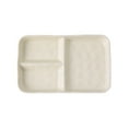 thumbnail image 1 of Inerposs Ceramic Dinner Plates, Compartmentalized Restaurant Plates, Easy to Clean Tableware, Microwave Applicable Snack Plates, Unique Texture Design for Home Use, 1 of 7