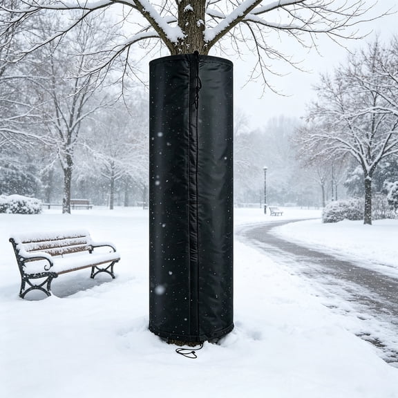 Inerposs Cold-Protection Cover, Tree Rhizome Protector, Aluminum Foil Guard, Optimal Growth Solution for Landscaped Trees and Shrubs, Effective Frost Barrier for Palm Tree Saplings