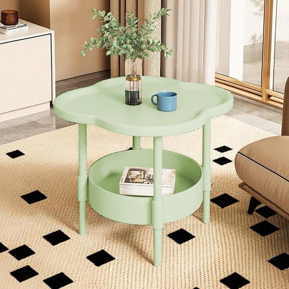 Inerposs Compact Bedside Table, Modern Nightstand, Space Saving Side Table, Versatile Sofa Side Table, Stylish Living Room Furniture