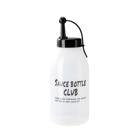 Inerposs Condiment Squeezing Bottles, Flip Top Squeeze Bottles, Plastic Condiment Dispenser, Liquid Seasoning Press Bottle, Multi-Purpose Kitchen Condiment Container