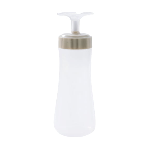 Inerposs Condiment Squeezing Bottles, Plastic Press Bottles, 11 Ounces Condiment Dispenser, Flip Top Sauce Bottle, Multi-Purpose Liquid Seasoning Containers for Kitchen Use