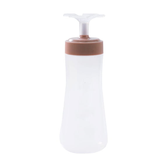 Inerposs Condiment Squeezing Bottles, Plastic Press Bottles, 11 Ounces Condiment Dispenser, Flip Top Sauce Bottle, Multi-Purpose Liquid Seasoning Containers for Kitchen Use