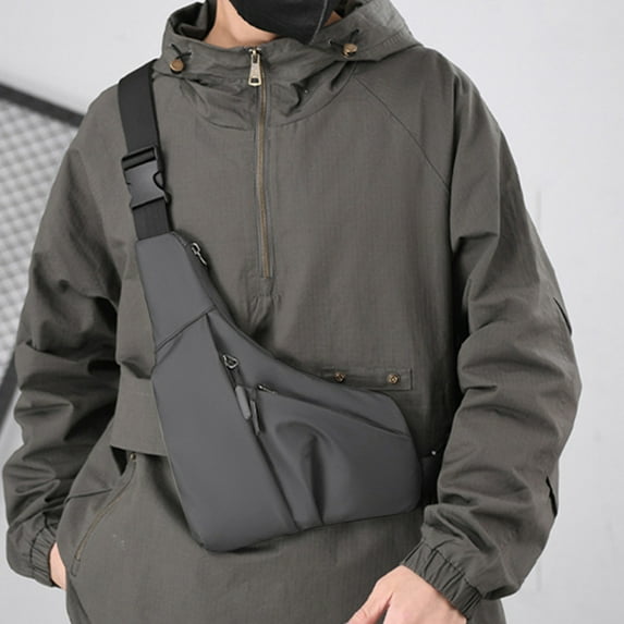 Inerposs Crossbody Sling Bag, Shoulder Sling Purse, Travel Bag for Men and Women, Waterproof Outdoor Sports Bag, Adjustable Strap Backpack for Hiking and Daily Use