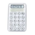 thumbnail image 1 of Inerposs Cute Transparent Calculator, Portable Electronic Calculator, 8 Digit Standard Function Calculator, Big Button Design Calculator, Mini Desktop Calculator for School and Home Use, 1 of 8