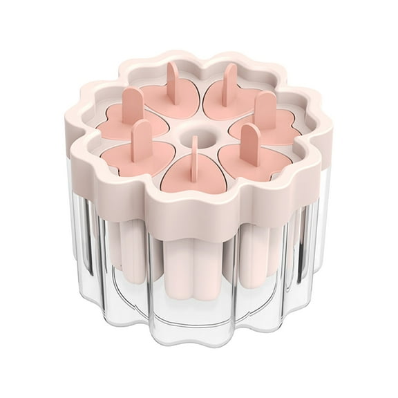Inerposs DIY Ice Cream Mould, Reusable Popsicle Molds, Easy Release Popsicle Maker, Homemade Ice Cream Sorbet, Perfect for Summer Treats and Family Fun
