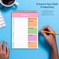 thumbnail image 1 of Inerposs Daily Planner, Productivity Notebook, Portable Organizer, Sticky Note Book, Task List Notepad for Efficient Learning, 1 of 8