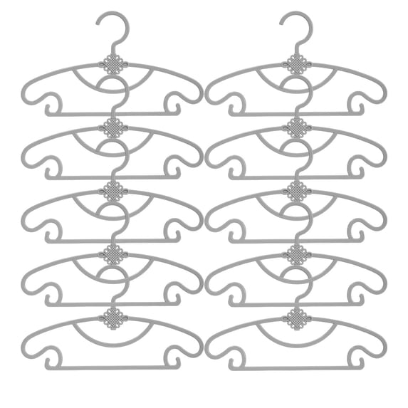 Inerposs Durable Plastic Hangers, Non-Slip Infant Hangers, Lightweight Toddler Hangers, Versatile Clothing Racks, Ideal for Organizing Baby Apparel, Perfect for Drying Various Clothing Items