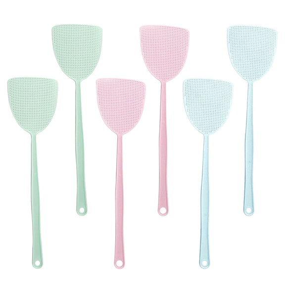 Inerposs Ergonomic Manual Plastic Fly Swatter with 17.5-Inch Long Handle - Cute Hand Shape Design, Economical and Easy to Use, Large Striking Area for Quick Kills, Ideal for Kitchen and Home