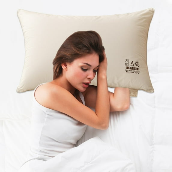 Inerposs Ergonomic Neck Support Pillow, Cervical Support Foam Pillow, Breathable Adult Sleep Pillow, Soft Pillow for Side and Back Sleepers, Comfortable Pillow for Neck Pain Relief